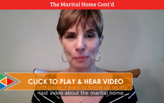 Ada Hasloecher presenting on the topic of the Marital Home