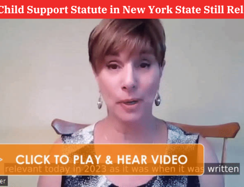 Is the Child Support Statute in New York State Still Relevant Today? (video)