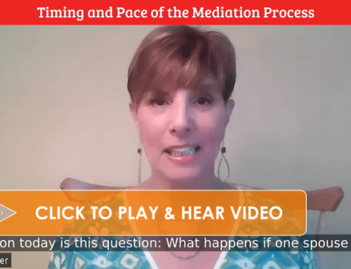 Timing and Pace of the Mediation Process (video)