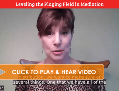 Leveling the Playing Field in Mediation to Encourage Fair Financial Discussions (video)