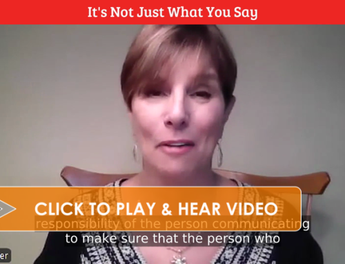 It’s Not Just What You Say—It’s What They Understand [VIDEO]